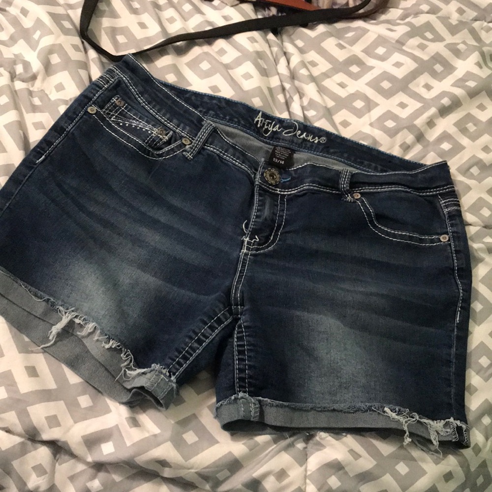 Midi Jean Shorts